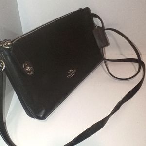 Black Coach Crossbody Purse